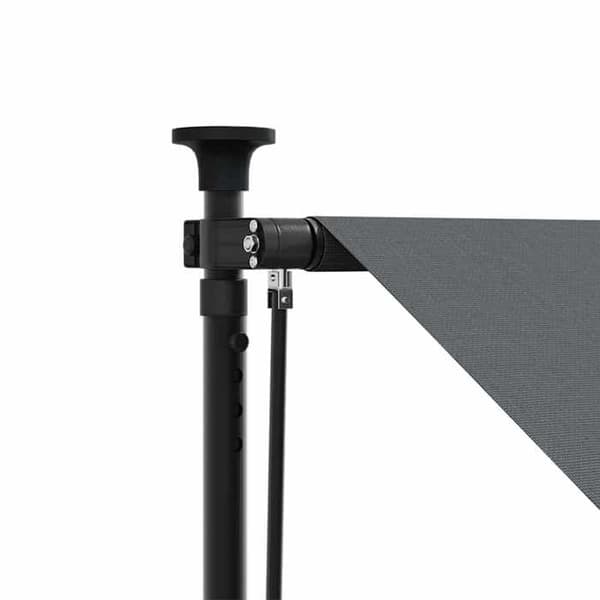 Maison Exclusive - Fällbart tak i antracit 250x150 m tyg och stål