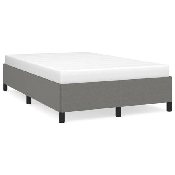 Sengestel - EKSKLUSIV HUS - 120x190 cm - Mørkegrå - 100% polyester stof - Lamelseng Mörkgrå