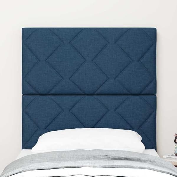 Maison Exclusive - Blå sänggavel 80 cm tyg
