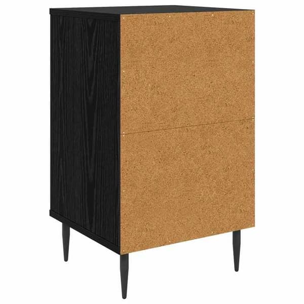 Maison Exclusive - Nattens bord ESSEN Sort eg 36 x 33 x 61 cm