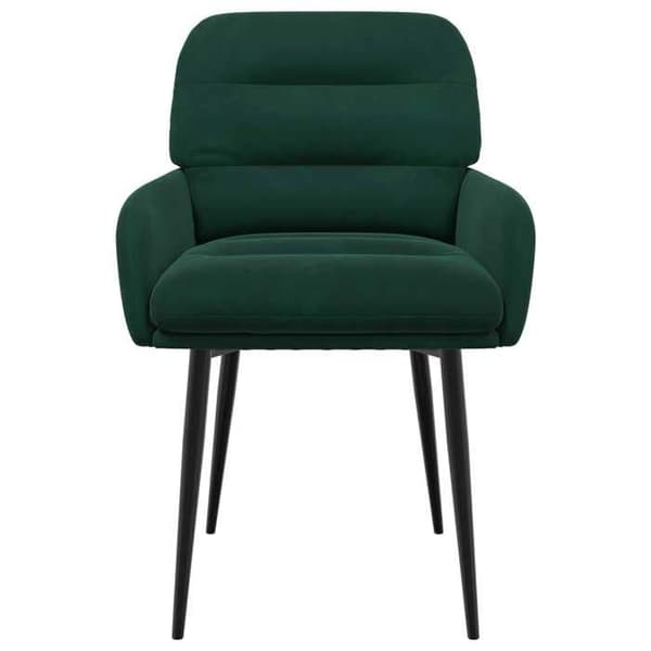 Maison Exclusive - Matstolar 6 st Mörkgrön Sammet