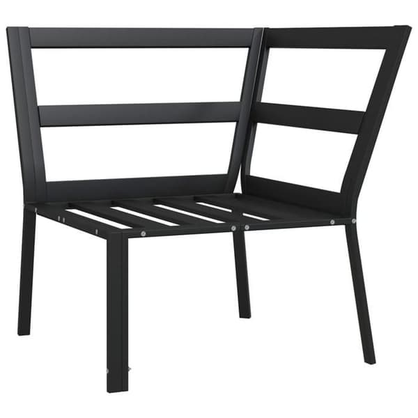 Maison Exclusive - Trädgårdsstol med sandfärgade kuddar 76x76x79 cm stål Sand
