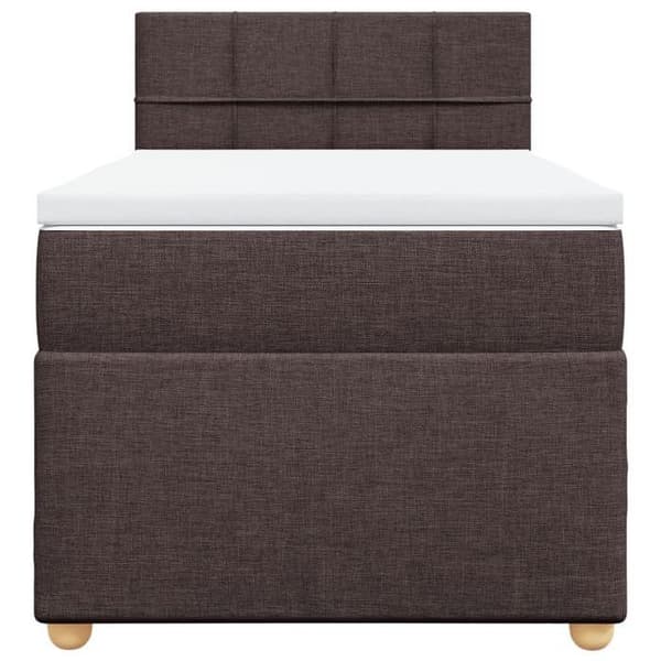 Maison Exclusive - Lakanatukipeite tummanruskea 90x200 cm matolla