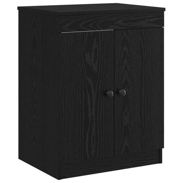Maison Exclusive - Badeværelsesskab Sort 54 x 41 x 70 cm Ingeniørtræ
