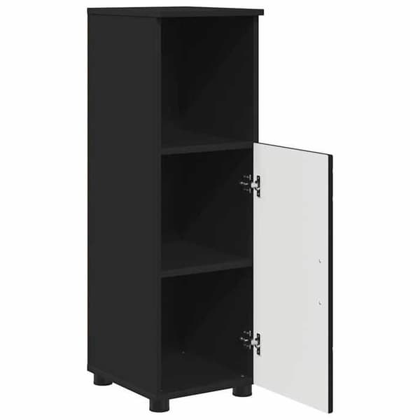 Maison Exclusive - Sæt af badeværelsesmøbler 3 stk Sort 61 x 35 x 64 cm