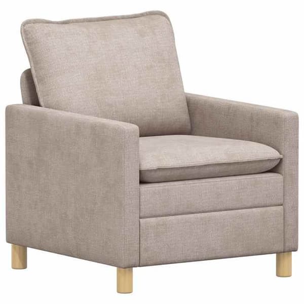 Maison Exclusive - Set med 2 soffor Beige Polyester