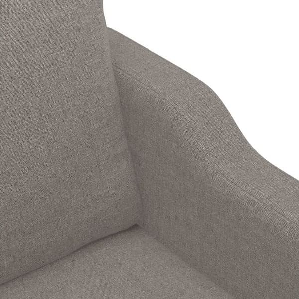 Maison Exclusive - Soffa 2-sits Taupe 120 cm Tyg Mol