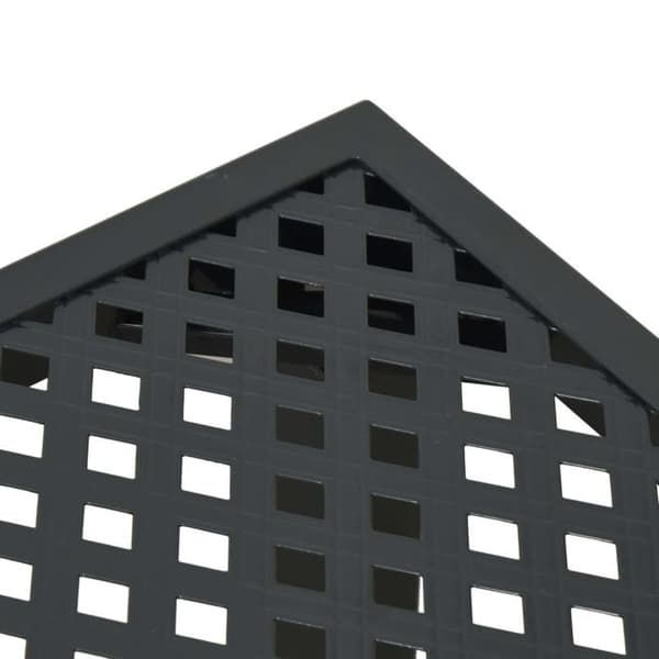 Maison Exclusive - Trädgårdsbord antracit 50x50x72 cm stål antracit