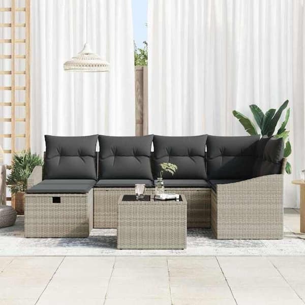Maison Exclusive - Set med soffor 6 st polyrotin
