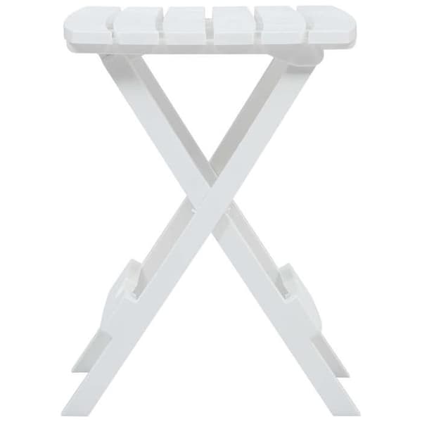 Maison Exclusive - Sammenklappeligt havebord 45,5x38,5x50 cm Hvid