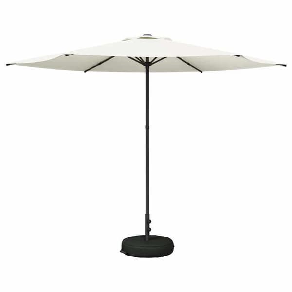 Maison Exclusive - Trädgårdsparasol med bas 300 x 300 cm Polyester