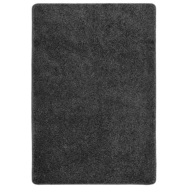 Tæppe - EKSKLUSIVT HUS - Shaggy - Grå - 160x230 cm - Antiskrid 20 mm Grå