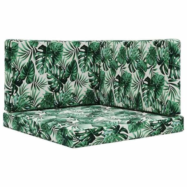 Maison Exclusive - Udendørs sofa pude Polyester Blad mønster