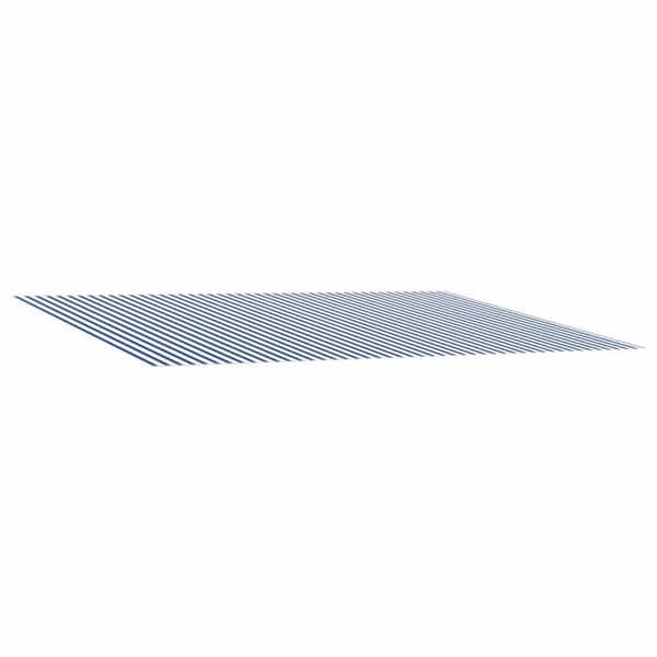 Maison Exclusive - Ersättningsduk för blå och vit markis 600 × 350 cm