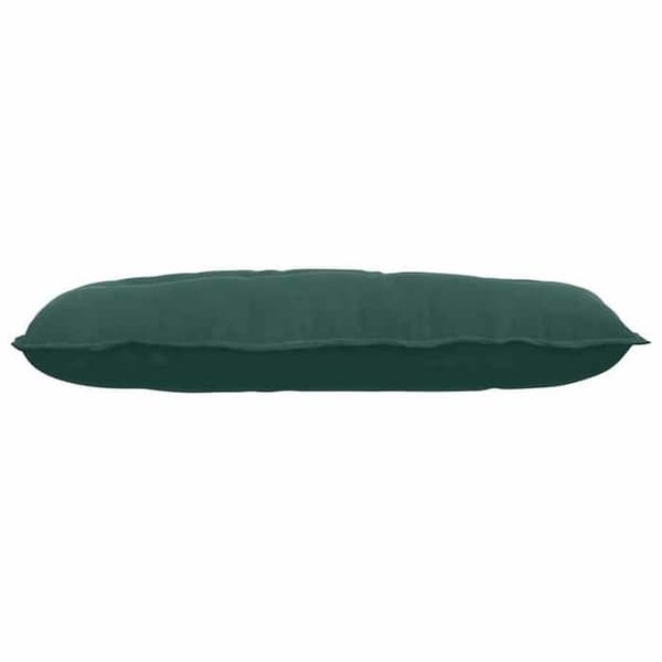 Maison Exclusive - Mørkegrøn Rygpude 100 x 50 cm Velourstof