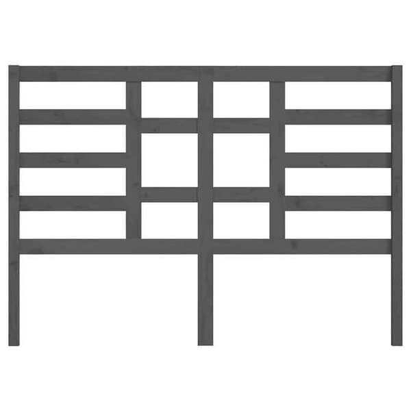 Maison Exclusive - Hovedgærde Grå 166x4x104 cm Massivt fyrretræ Grå