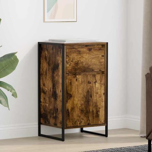 Maison Exclusive - Buffé Ek Rökig 43 x 36 x 75,5 cm Ingenjörsträ