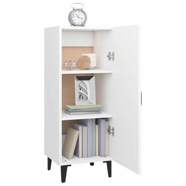 Maison Exclusive - Buffé Vit 34,5x34x90 cm Ingenjörsträ Vit
