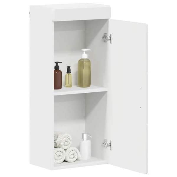 Maison Exclusive - Väggskåp för badrum TULUM Vit 37 x 24,5 x 86 cm Vit