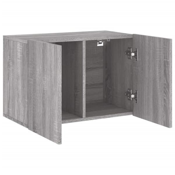 Maison Exclusive - Väggmonterad TV-möbel sonoma grå 60x30x41 cm