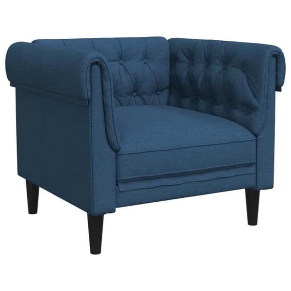 Maison Exclusive - Sæt af 3 sofaer blå stof
