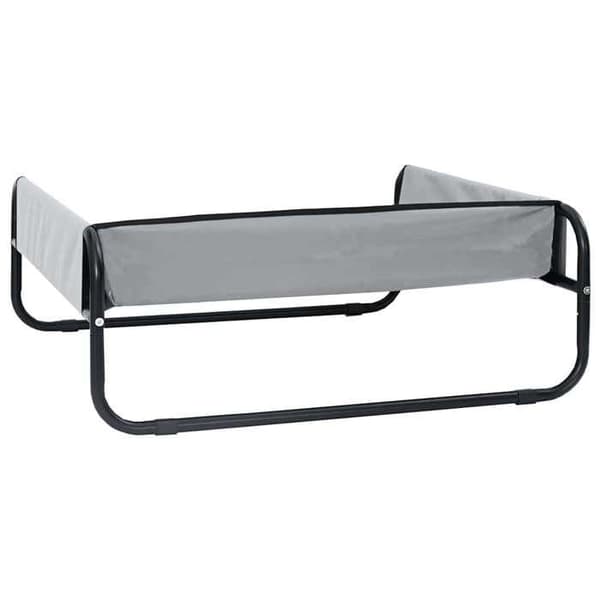 Maison Exclusive - Hundeseng Lys Grå 57 x 57 x 24 cm Stål