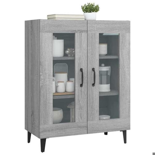 Maison Exclusive - Buffé Sonoma Grå 69,5x34x90 cm Ingenjörsträ