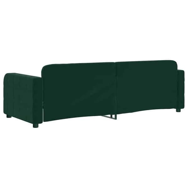 Maison Exclusive - Sängsoffa utan madrass mörkgrön 80x200 cm sammet Mörkgrön
