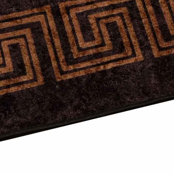 Maison Exclusive - Løber MARSA Sort 100 x 400 cm Polyester og PVC Svart