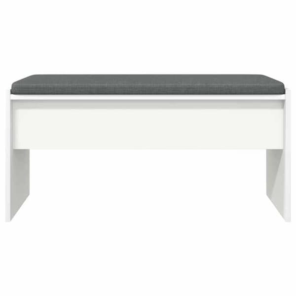 Maison Exclusive - Entrémöbel med vit kudde 80 x 38 x 46 cm