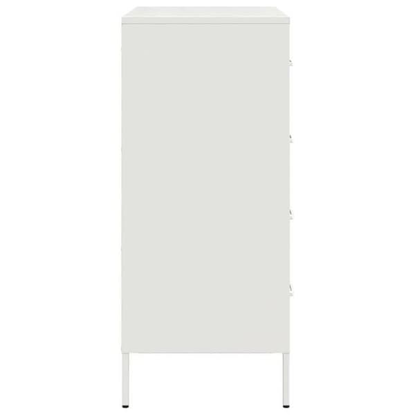 Maison Exclusive - Valkoinen buffet 68x39x89 cm teräs Vit