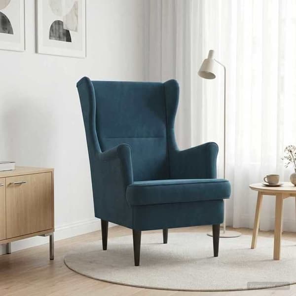 Maison Exclusive - Blå Sammet Fåtölj