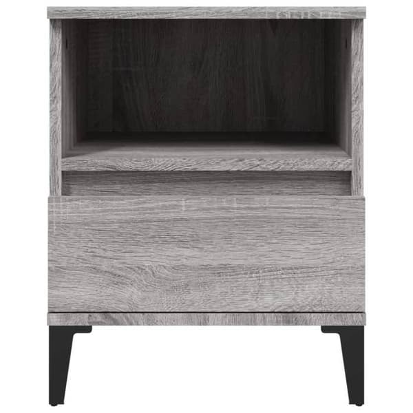 Maison Exclusive - Natborde 2 stk Sonoma grå 40x35x50 cm Sonoma grå