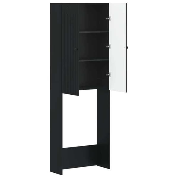 Maison Exclusive - Toilettskabe ALKMAAR Sort 66 x 25,5 x 190 cm
