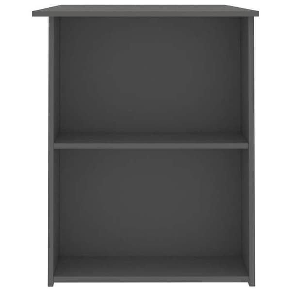 Kontor - EXKLUSIV HEM - 110x60x73 cm - Grå - Agglomerat - 2 hyllor Grå