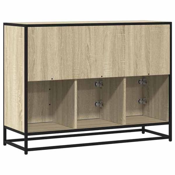 Maison Exclusive - Buffé ek sonoma 100x35x76 cm ingenjörsträ