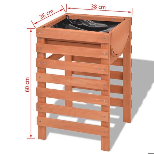 Maison Exclusive - Jardinière 38 x 36 x 60 cm træ