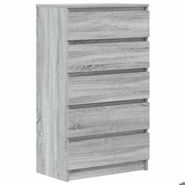 Maison Exclusive - Sonoma harmaa kommode 60x36x103 cm insinööripuuta Sonoma grå