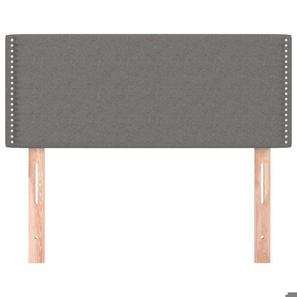 Maison Exclusive - Mörkgrå sänggavel 90x5x78/88 cm Tyg