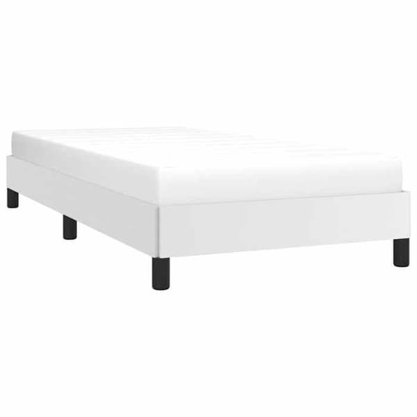 Maison Exclusive - Sängram utan madrass vit 100x200 cm konstläder