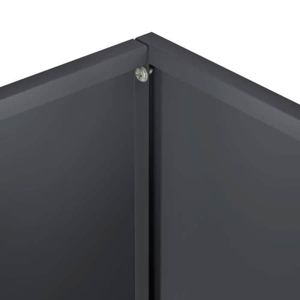 Maison Exclusive - Trädgårdskrukor Anthracite 40 x 20 x 50 cm