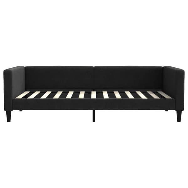 Maison Exclusive - Sengebænk uden madras sort 100x200 cm stof