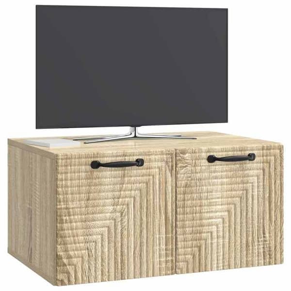 Exklusivt Hem - Väggmonterad TV-möbel Väggmontering Ek Sonoma 59,5 x 41 x 30 cm