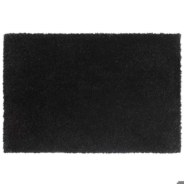 Maison Exclusive - Dörrmatta 2 st svart 40x60 cm tuftad kokosfiber Svart