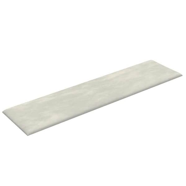 Maison Exclusive - Väggsänggavel 12 pc Kräm Sammet