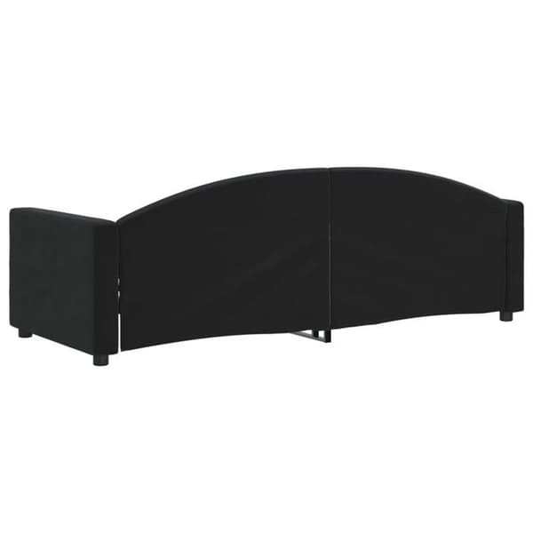 Maison Exclusive - Sengebænk uden madras sort 80x200 cm fløjl