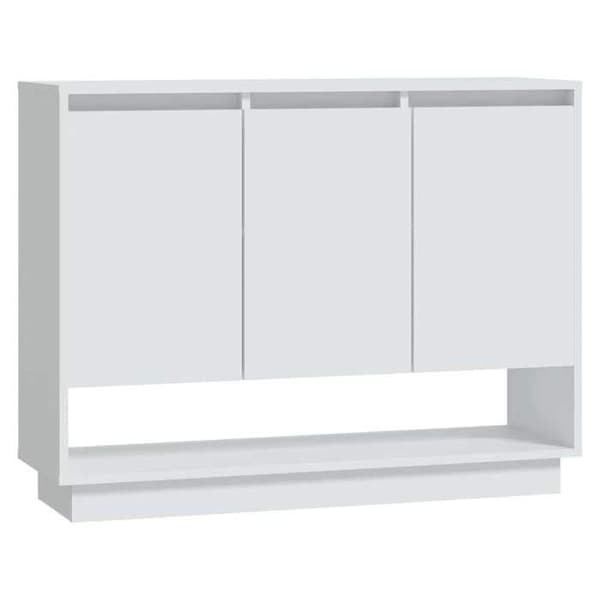 Maison Exclusive - Buffé Vit 97x31x75 cm Ingenjörsträ