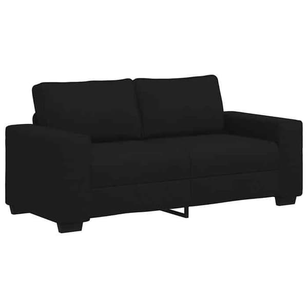 Maison Exclusive - Sort 2-personers sofa 180x77x82 cm stof