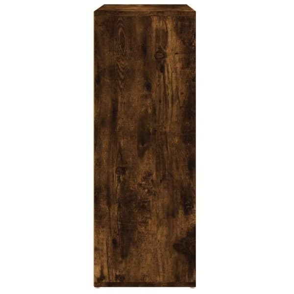 Maison Exclusive - Buffeter 2 stk røgfyldt eg 60x31x84 cm ingeniørtræ