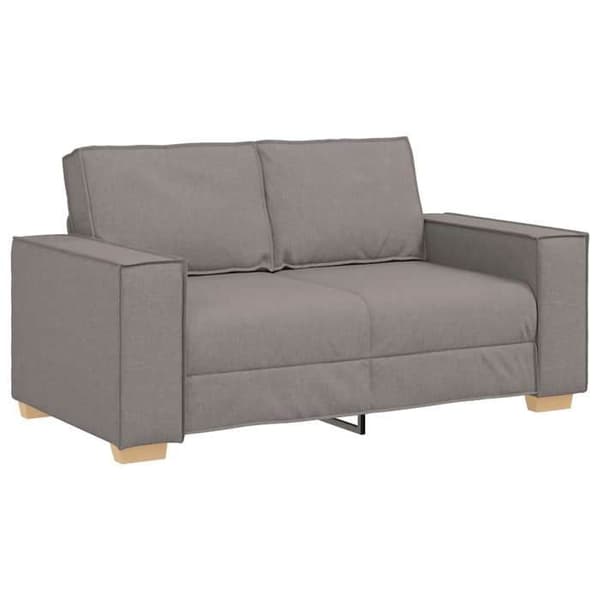 Maison Exclusive - Sæt af 2 sofaer med taupe stofpuder